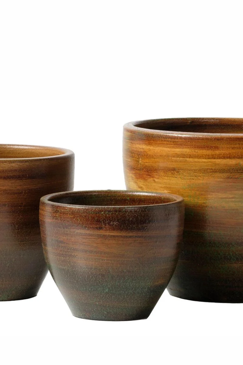 Alfresco Home Nello Terra Cotta Planter 9.7" Aged Earth