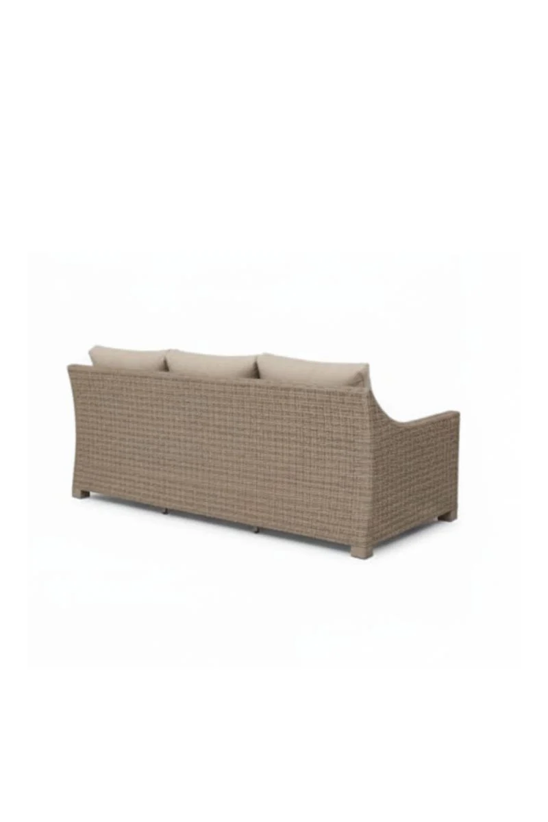 Alfresco Loggia Sofa with Cushion Sunbrella Cast Ash - Image 3
