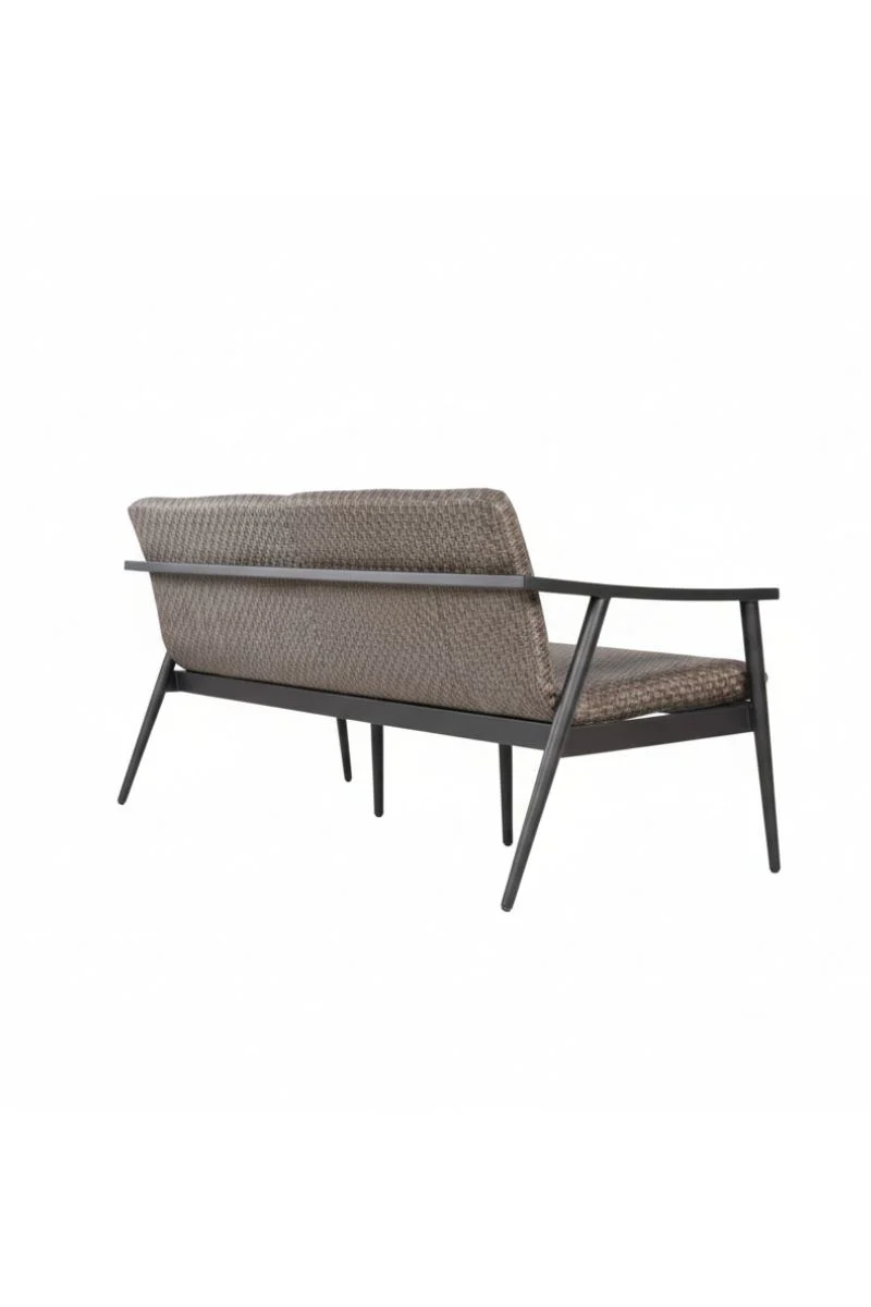 Alfresco Newport Deep Seating Sofa with Cushion 77"x30" Java Sabbie - Image 2
