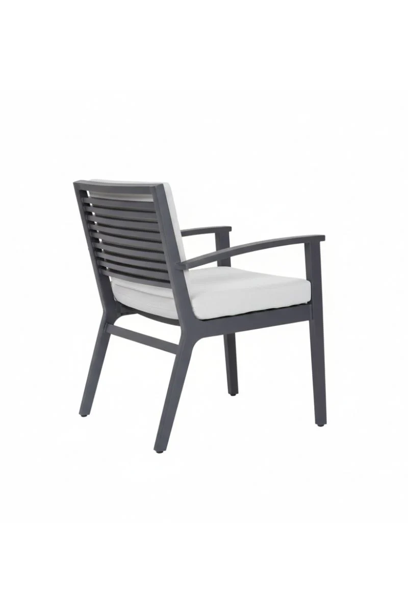 Alfresco Ramblas Dining Arm Chair with Cushion Raven - Image 3