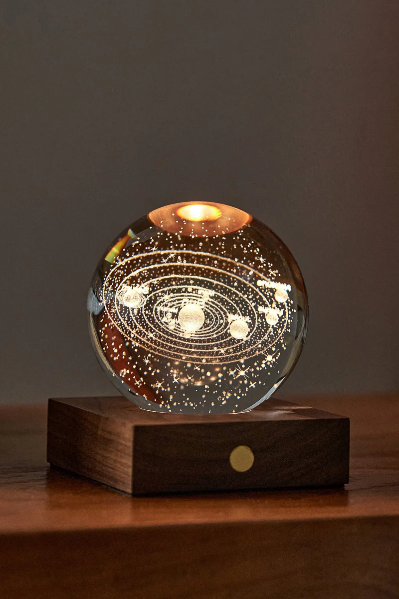 Amber Crystal Light Solar System