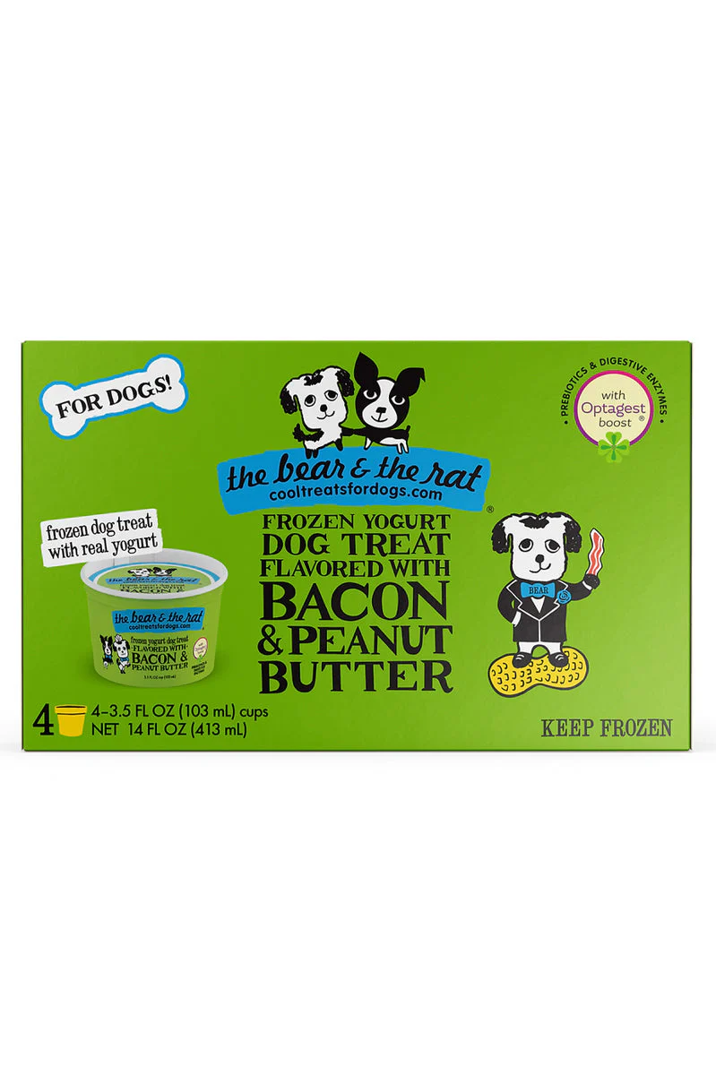 The Bear and The Rat Frozen Yogurt 4 Pack Bacon & Peanut Butter - Image 2
