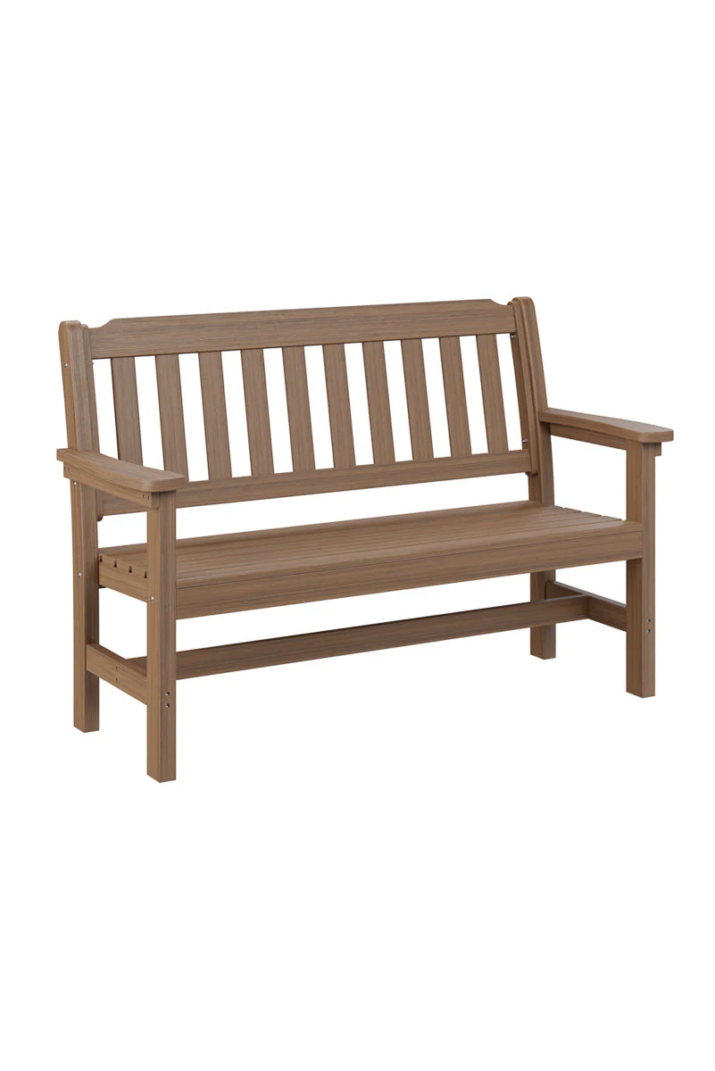 Berlin Gardens Garden Bench Antique Mahogany 56"