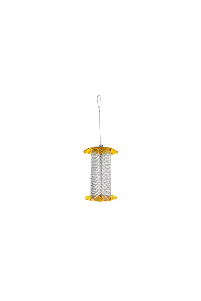 Birds Choice Nyjer Seed Forever Feeder with Screen Yellow