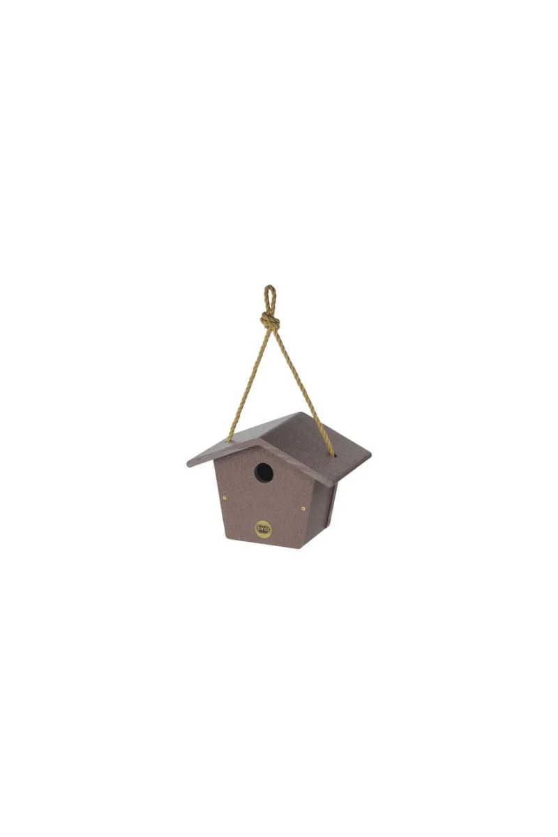 Birds Choice Recycled Plastic Wren House Cinnamon