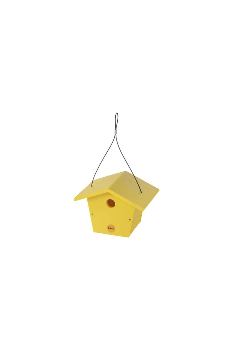 Birds Choice Recycled Plastic Wren House Yellow