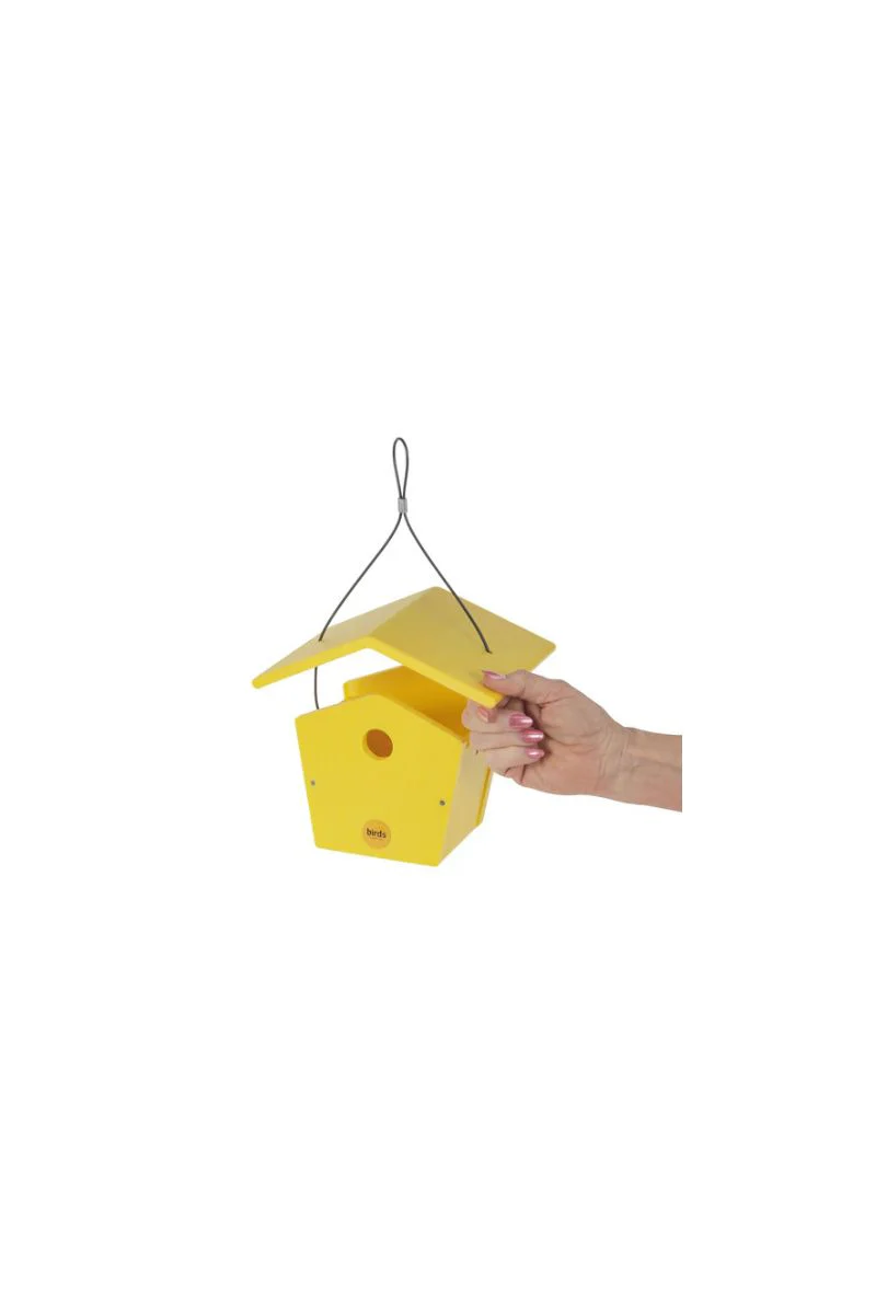 Birds Choice Recycled Plastic Wren House Yellow - Image 2