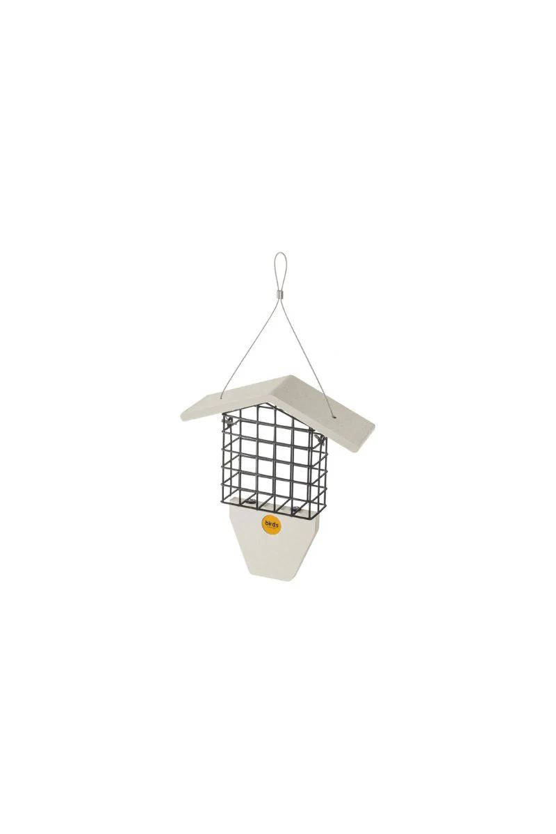 Birds Choice Suet Feeder w/ Tail Prop for Single Cake Recycled Plastic Sea Salt