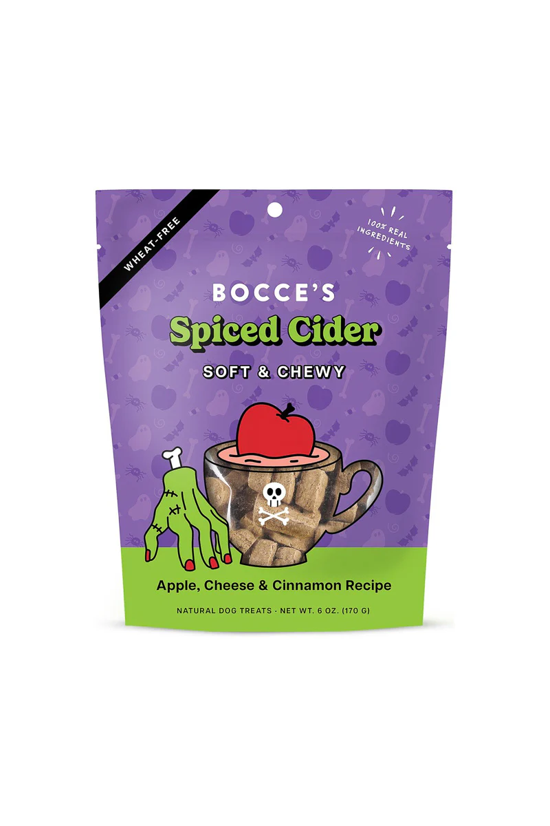 Bocce's Bakery Spiced Cider Soft & Chewy Dog Treats 6 oz