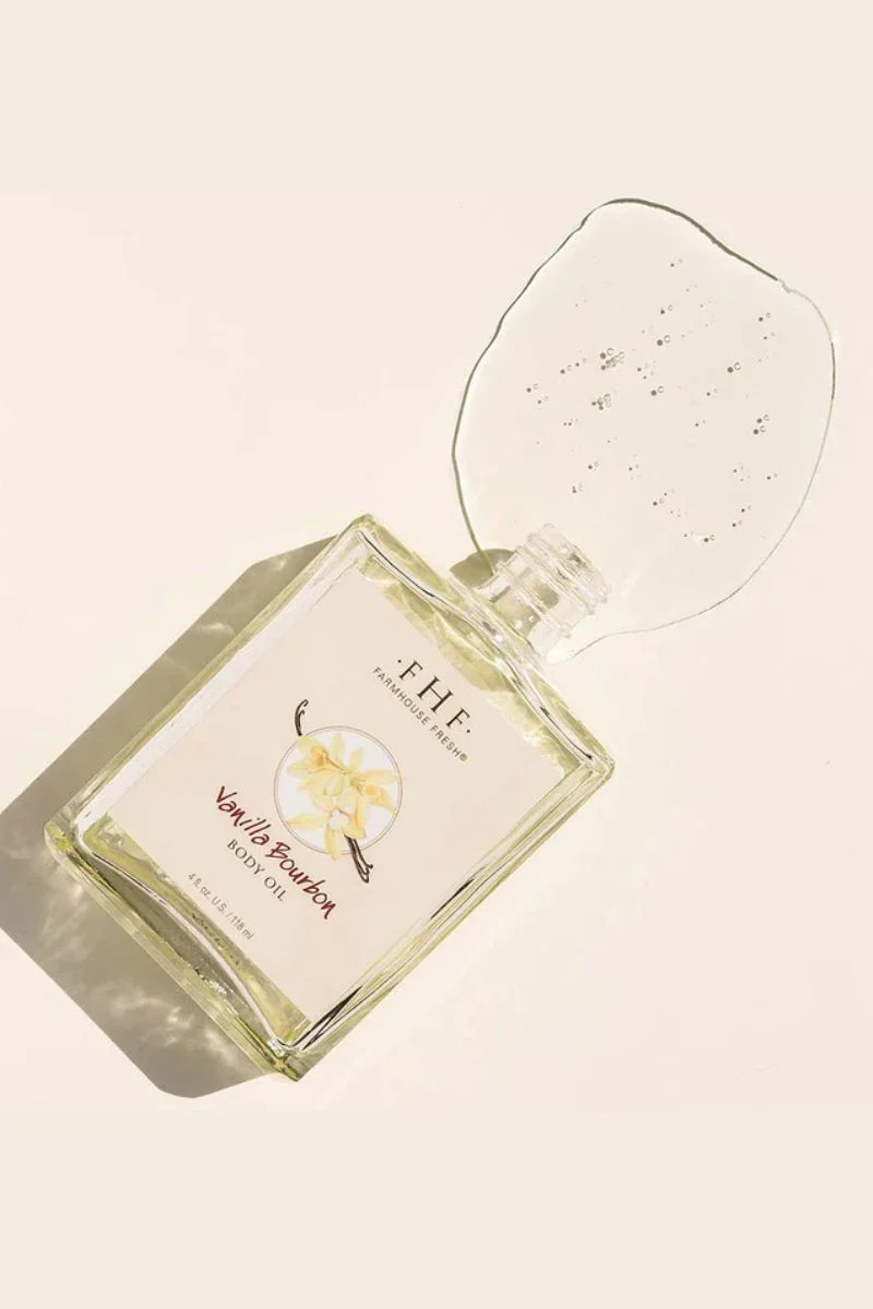 Farmhouse Fresh Vanilla Bourbon Body Oil 4 oz