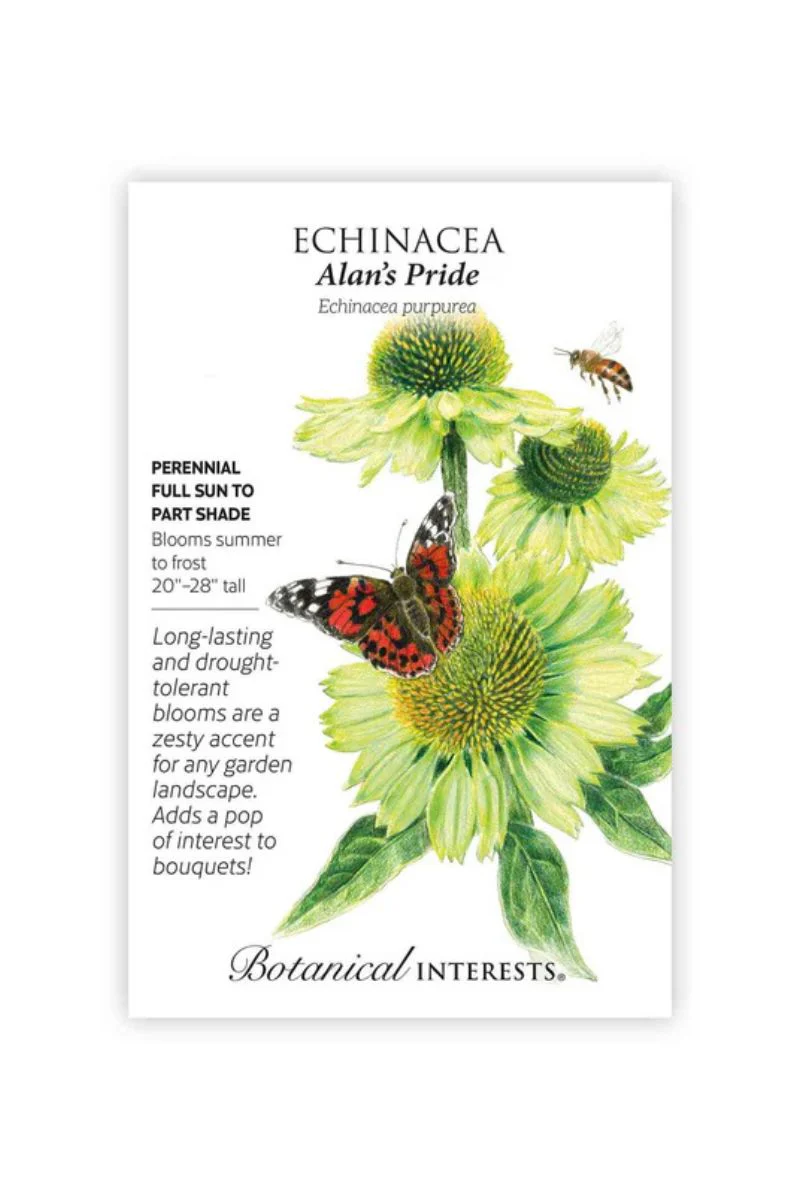 Botanical Interests Alan's Pride Echinacea Seeds