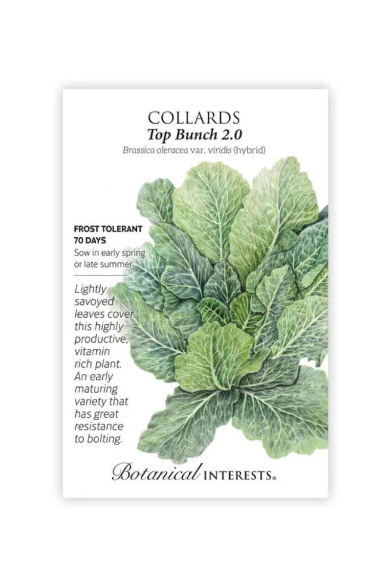 Botanical Interests Top Bunch 2.0 Collards Seeds