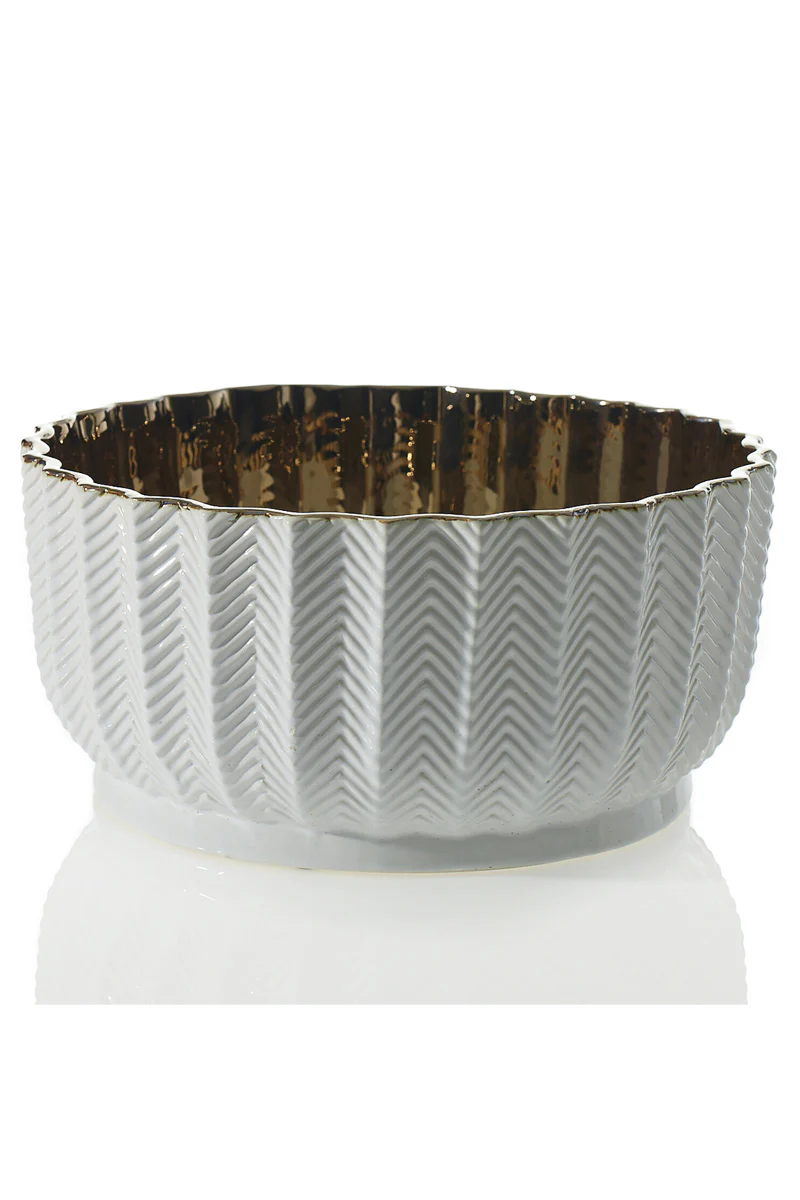 Melrose Bowl 11.75"x 5.5" White