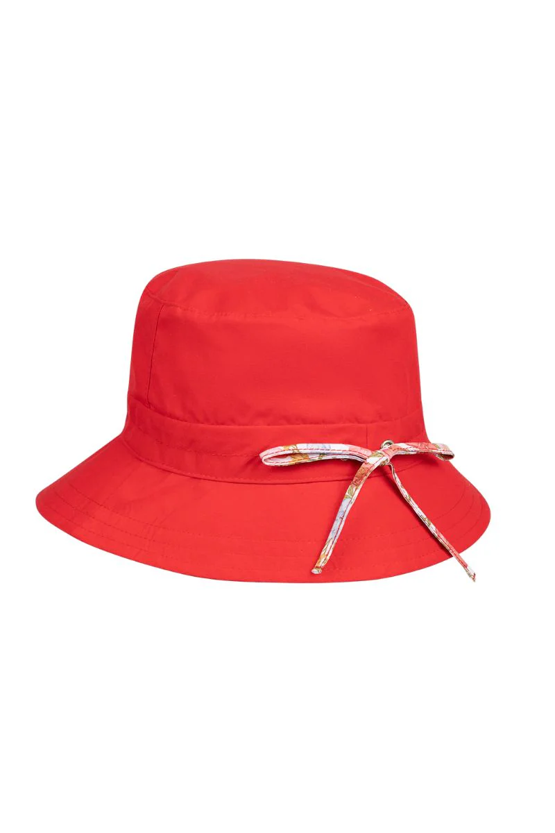 Women's Felicia Reversible Bucket Hat Red - Image 2