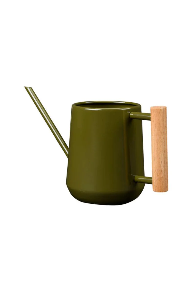 Burgon & Ball Indoor Watering Can Olive - Image 2
