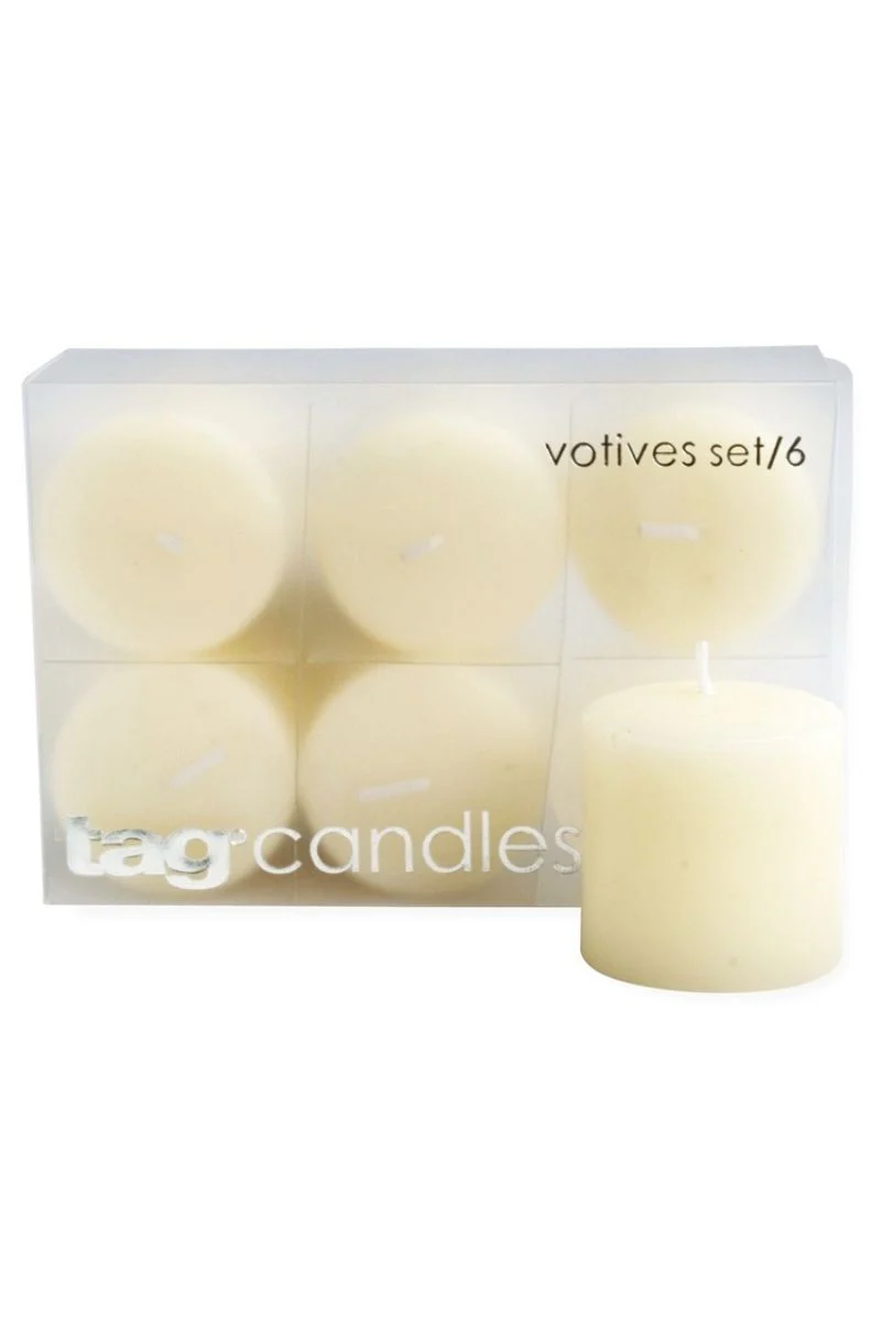 Tag Basic Votive Candles Set of 6
