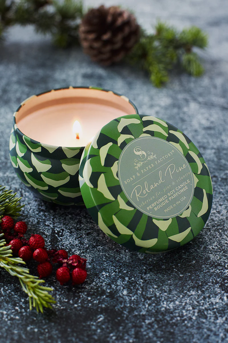 Roland Pine Soy Candle Small Tin - Image 2