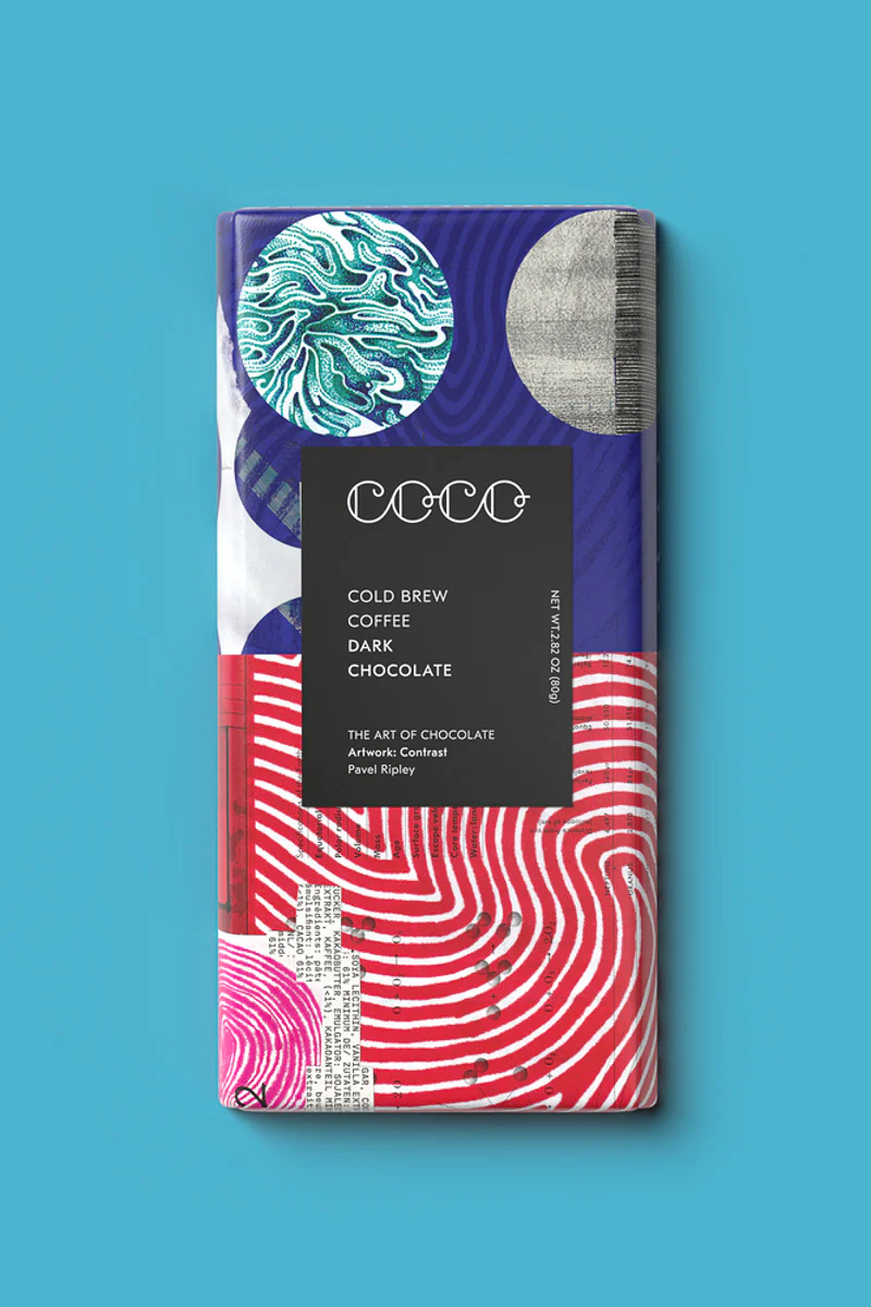 COCO Chocolatier Cold Brew Coffee Dark Chocolate Bar - Image 3