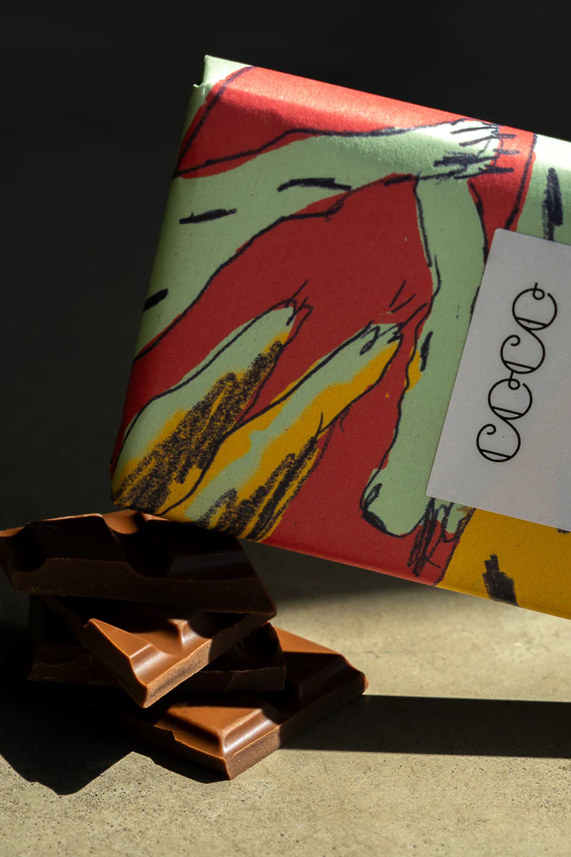 COCO Chocolatier Salted Caramel Milk Chocolate Bar - Image 2