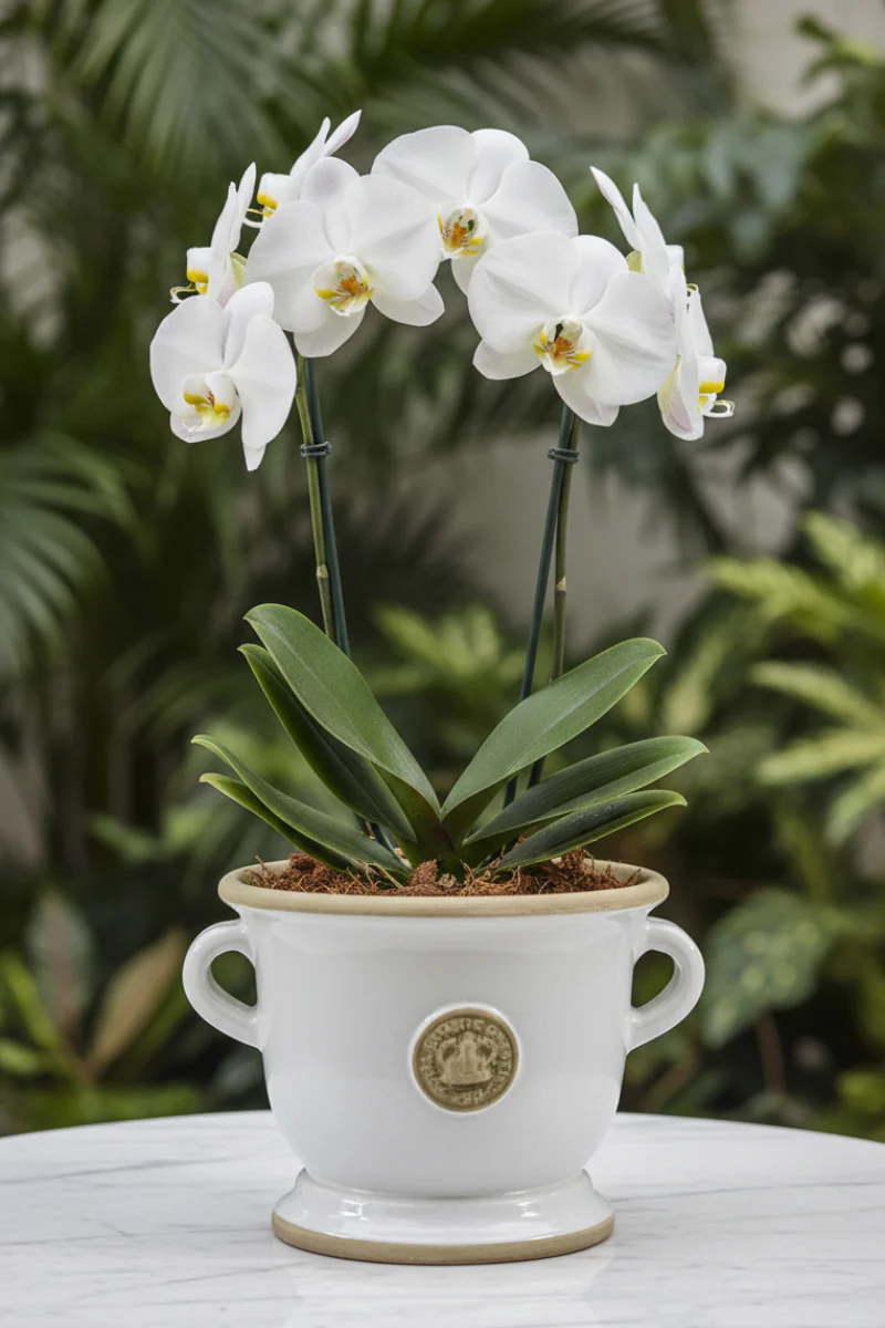 Canterbury Kew Footed Vase 5.5" Old White