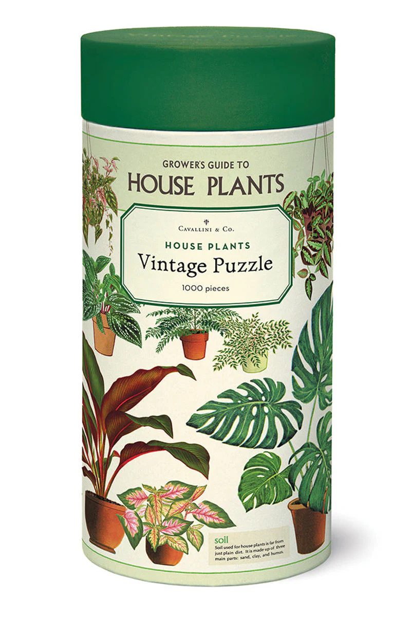 Cavallini & Co. House Plants Vintage Puzzle 1000 pieces