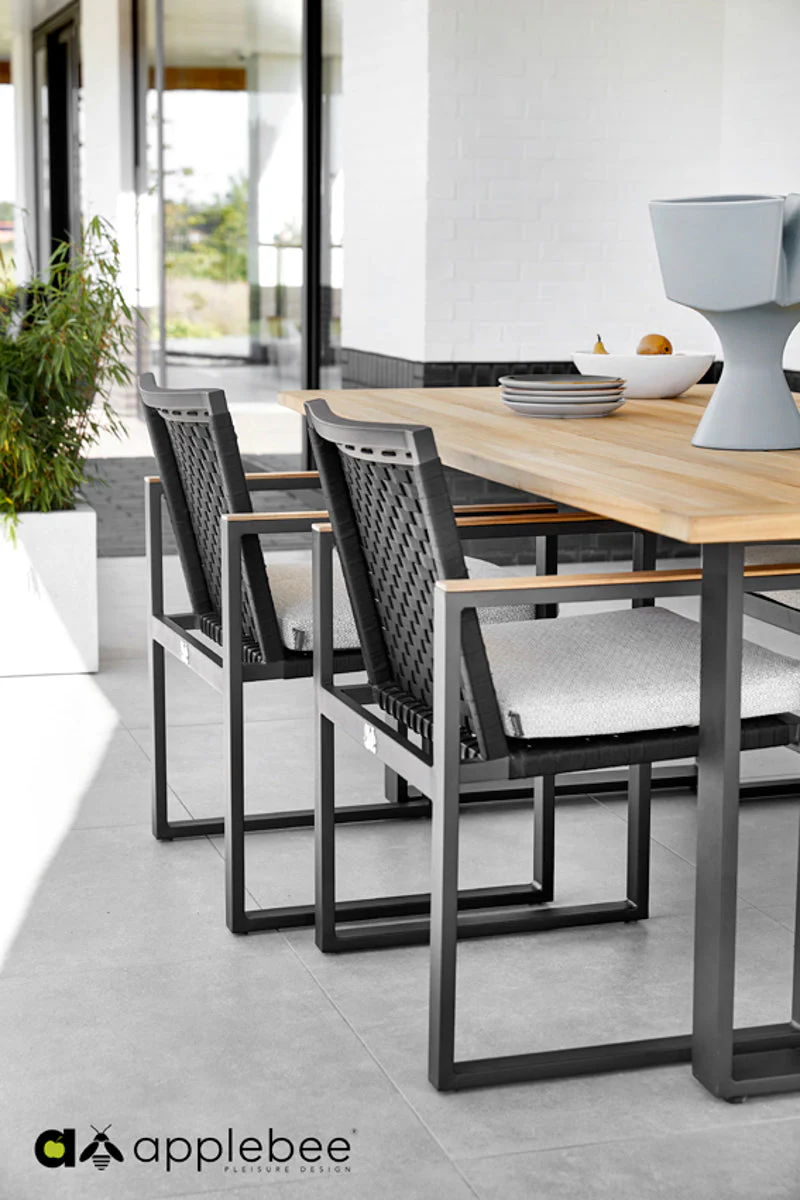 Alfresco Dominica Dining Arm Chair with Cushion