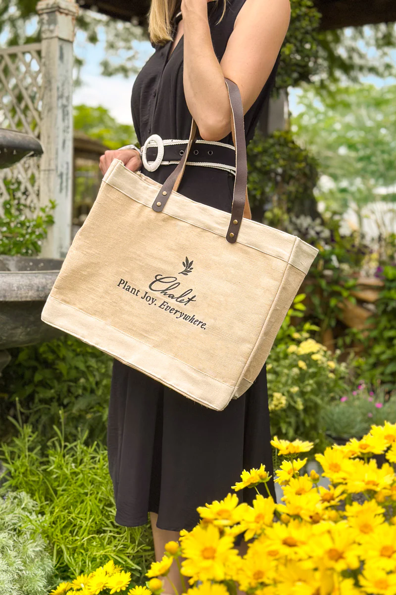 Chalet Premium Market Jute Tote Bag - Image 2