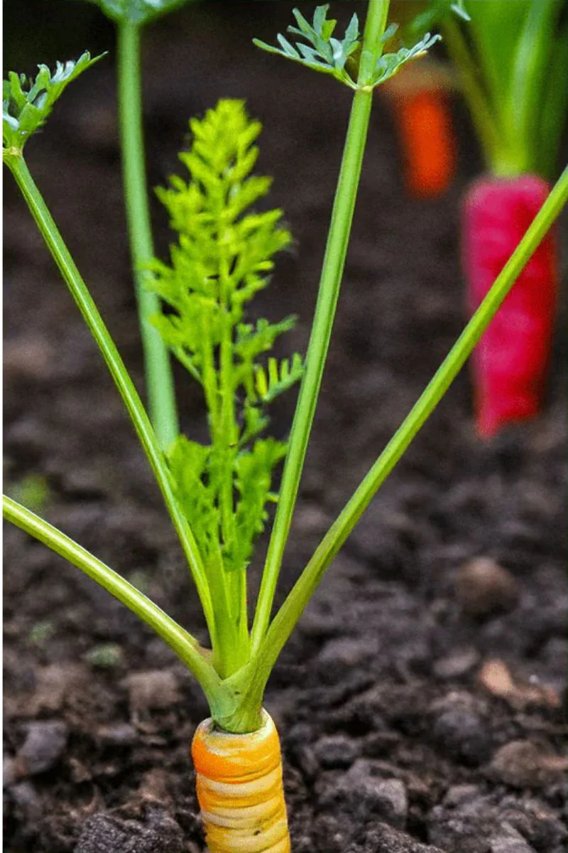Chive Rainbow Carrot Vegetable Seeds - Image 2