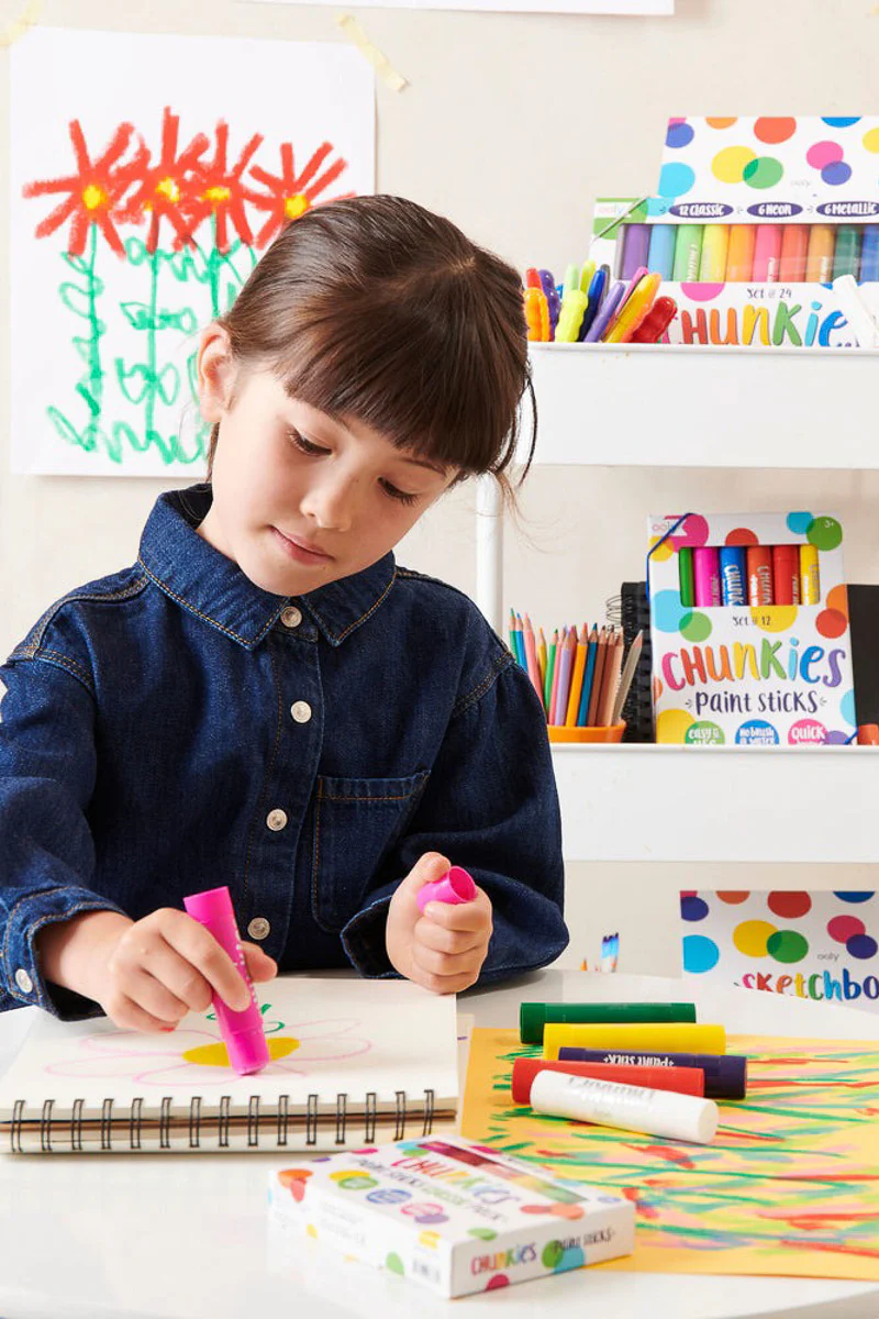 OOLY Chunkies Paint Sticks Classic Set of 6 - Image 2