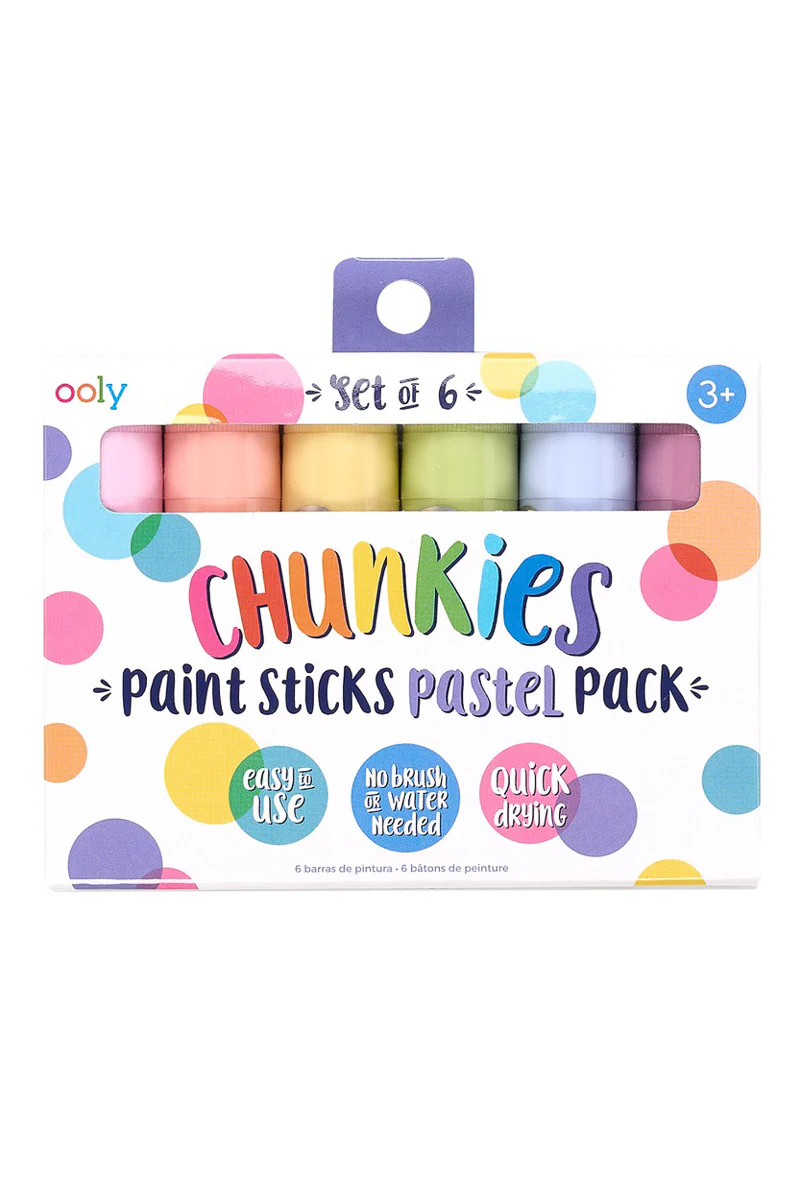 OOLY Chunkies Paint Sticks Pastel Set of 6