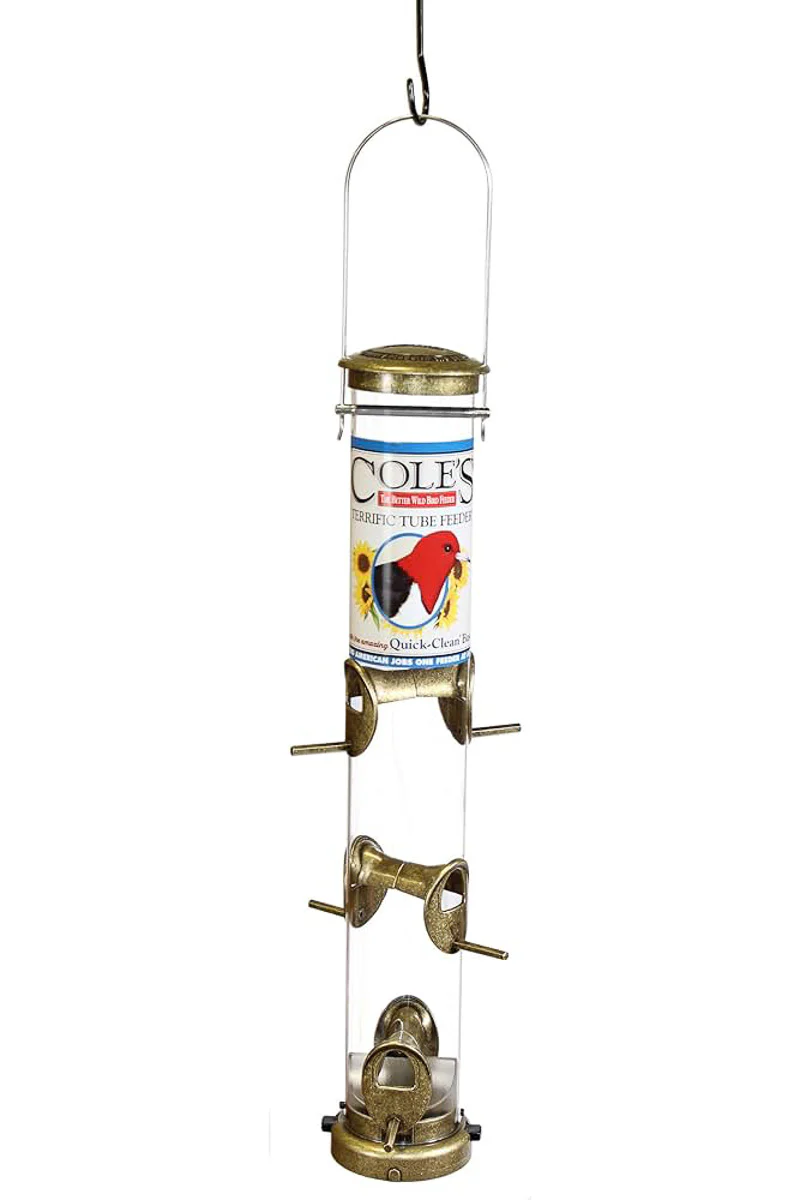 Cole's Terrific Tube 6 Port Bird Feeder 23"