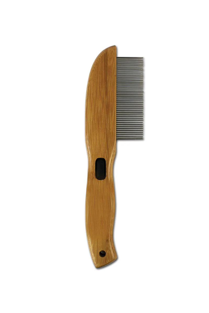 Bamboo Groom Rotating Pin Comb with 41 Rounded Pins - Image 2