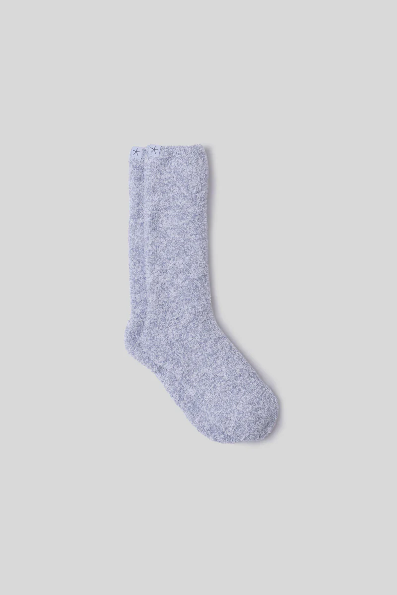 CozyChic Heathered Socks S/M Snow Drop - Image 2