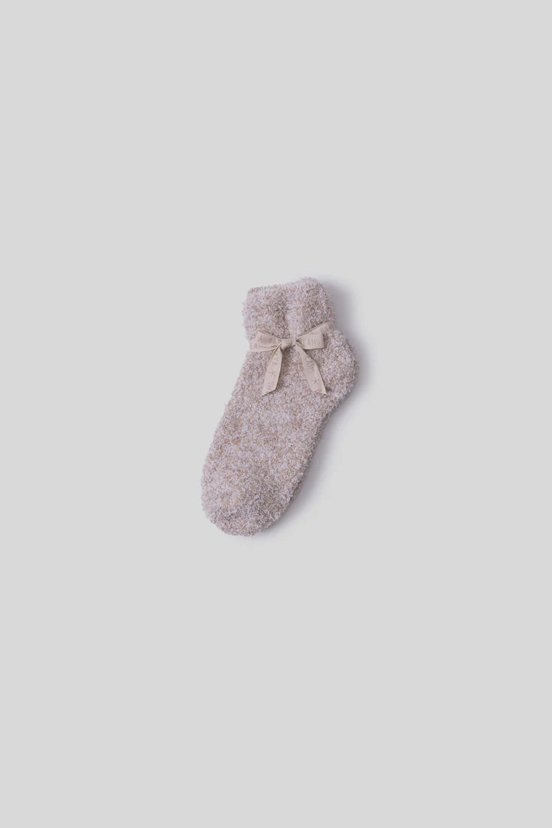 CozyChic Womens Heathered Tennis Socks Stone - Image 2