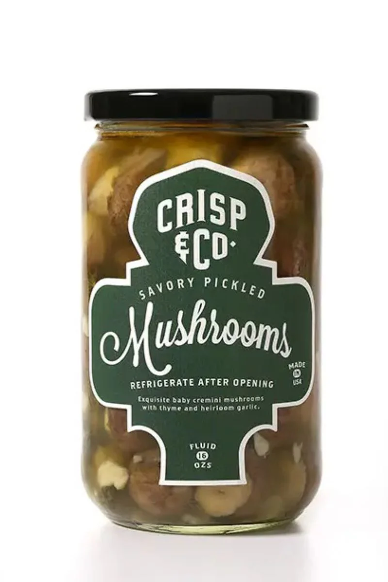 Crisp & Co Savory Pickled Mushrooms