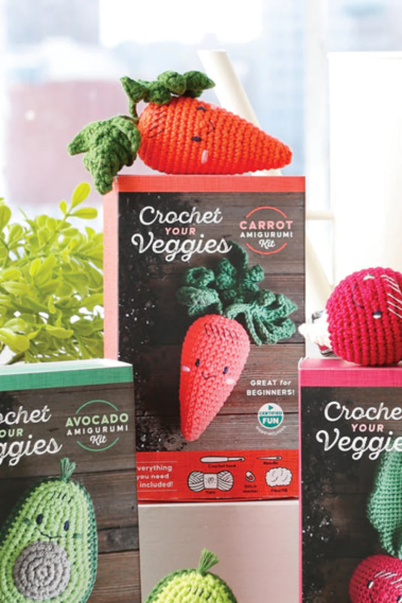 Crochet Your Veggies Amigurumi Kit Carrot