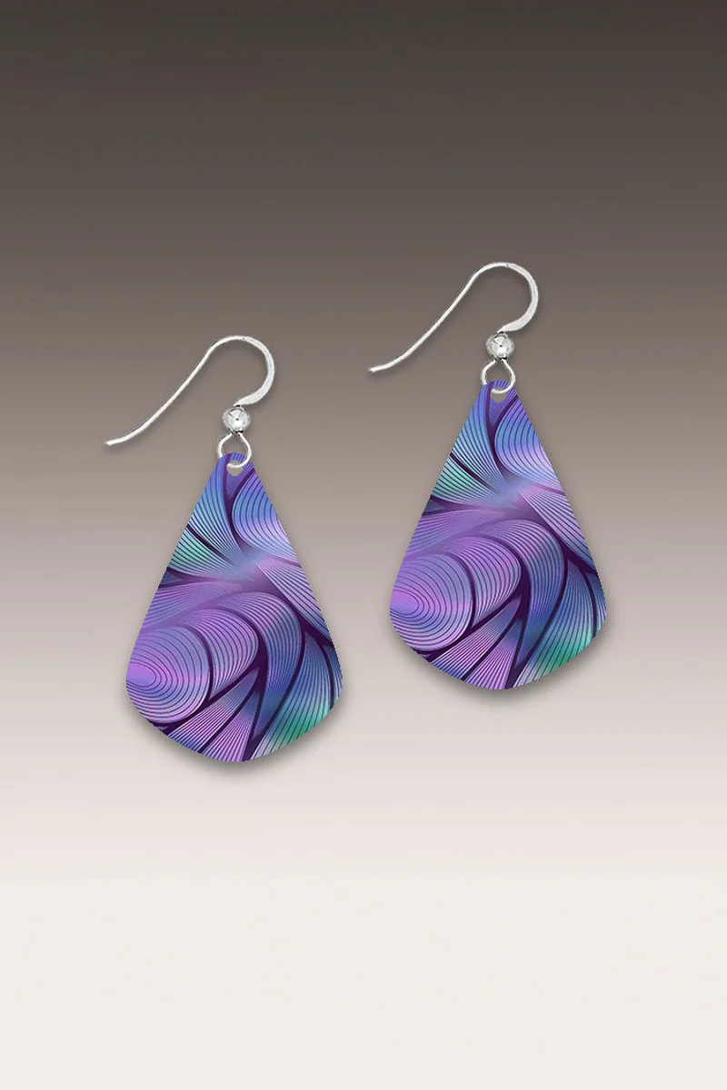 DC Designs JE Earrings with Silver Ear Wires