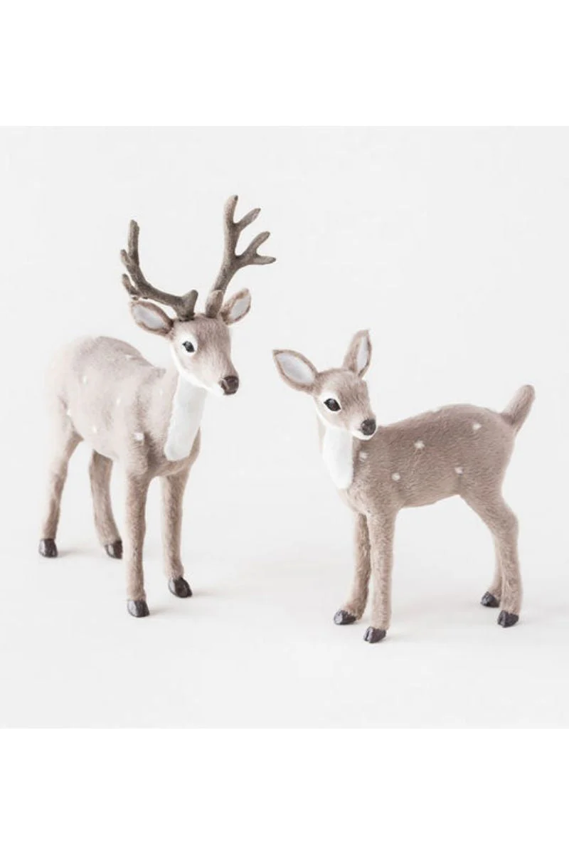 Deer Grey Faux Fur 6" Sm