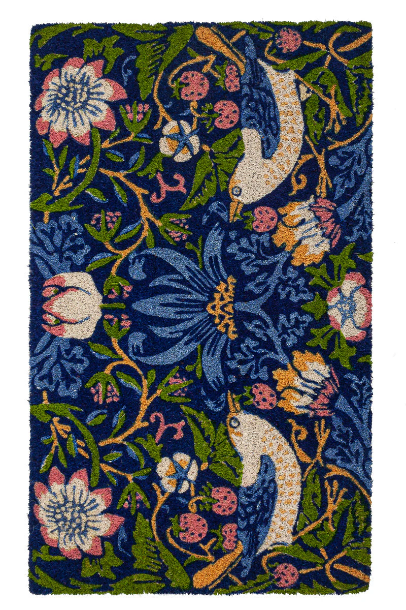 Victoria and Albert Museum Strawberry Thief Doormat 18"x30"
