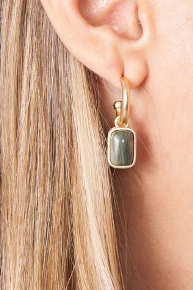 Spartina Naia Drop Hoop Earrings