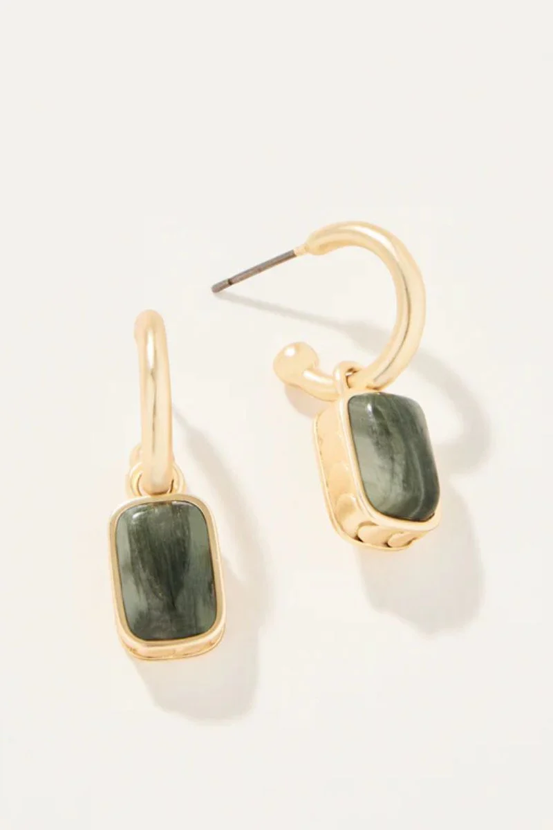 Spartina Naia Drop Hoop Earrings - Image 2