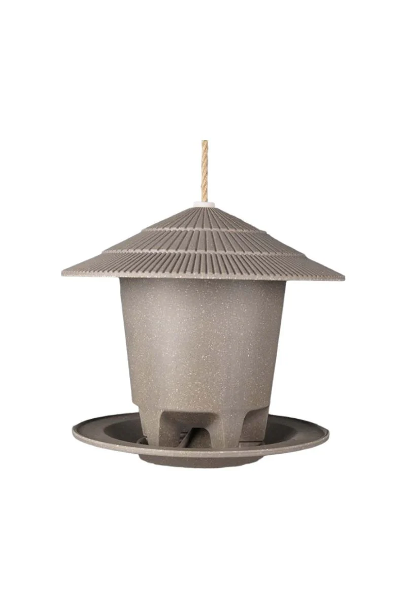 Earthy Bird Feeder Deluxe Round Straw - Image 3