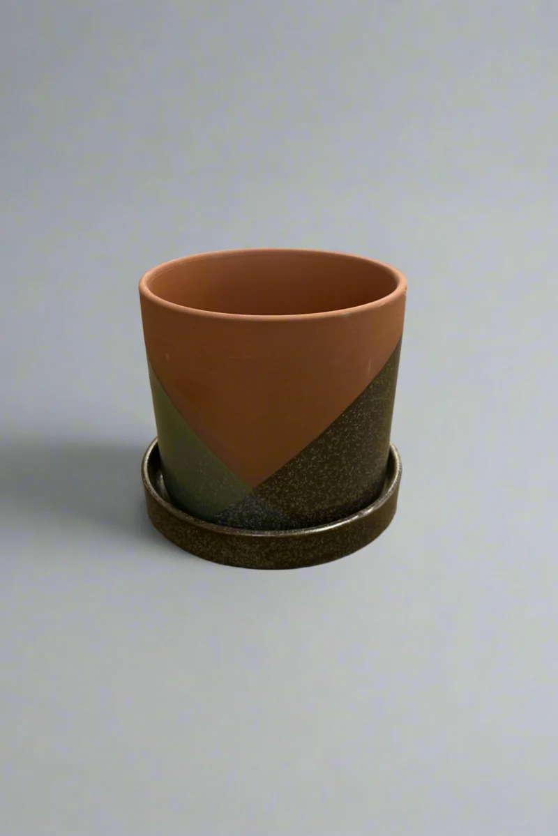 El Cerro Pot with Saucer 5.5"x 4"