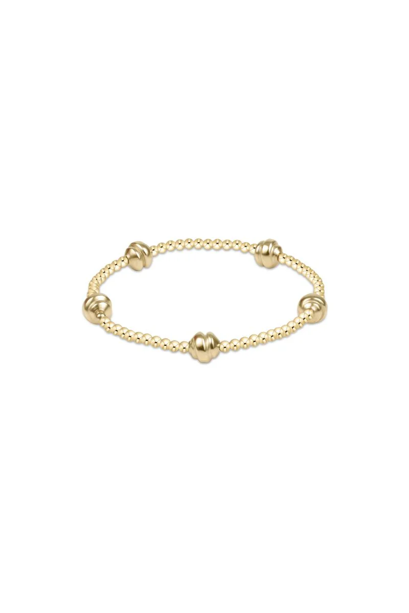 enewton Admire Small Gold 2.5mm Bead Bracelet Gold