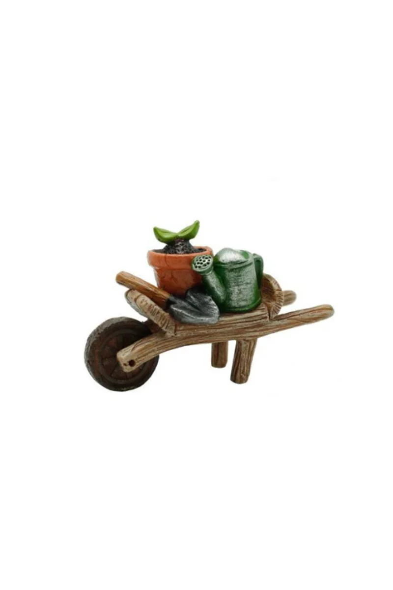 Miniature Garden Wheelbarrow