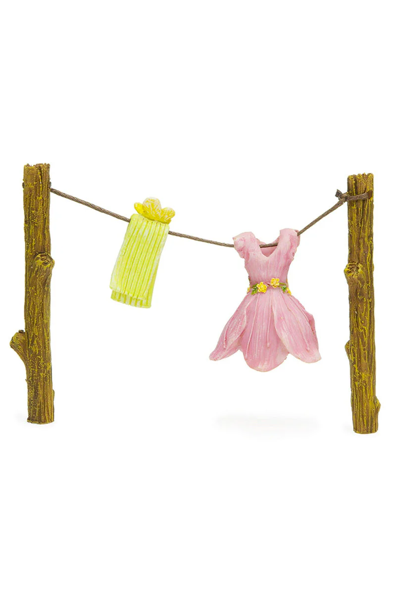 Miniature Garden Out to Dry