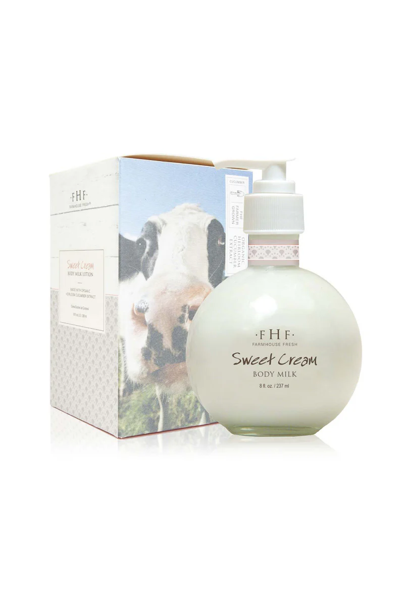 Farmhouse Fresh Sweet Cream Body Milk 8 oz - Image 2