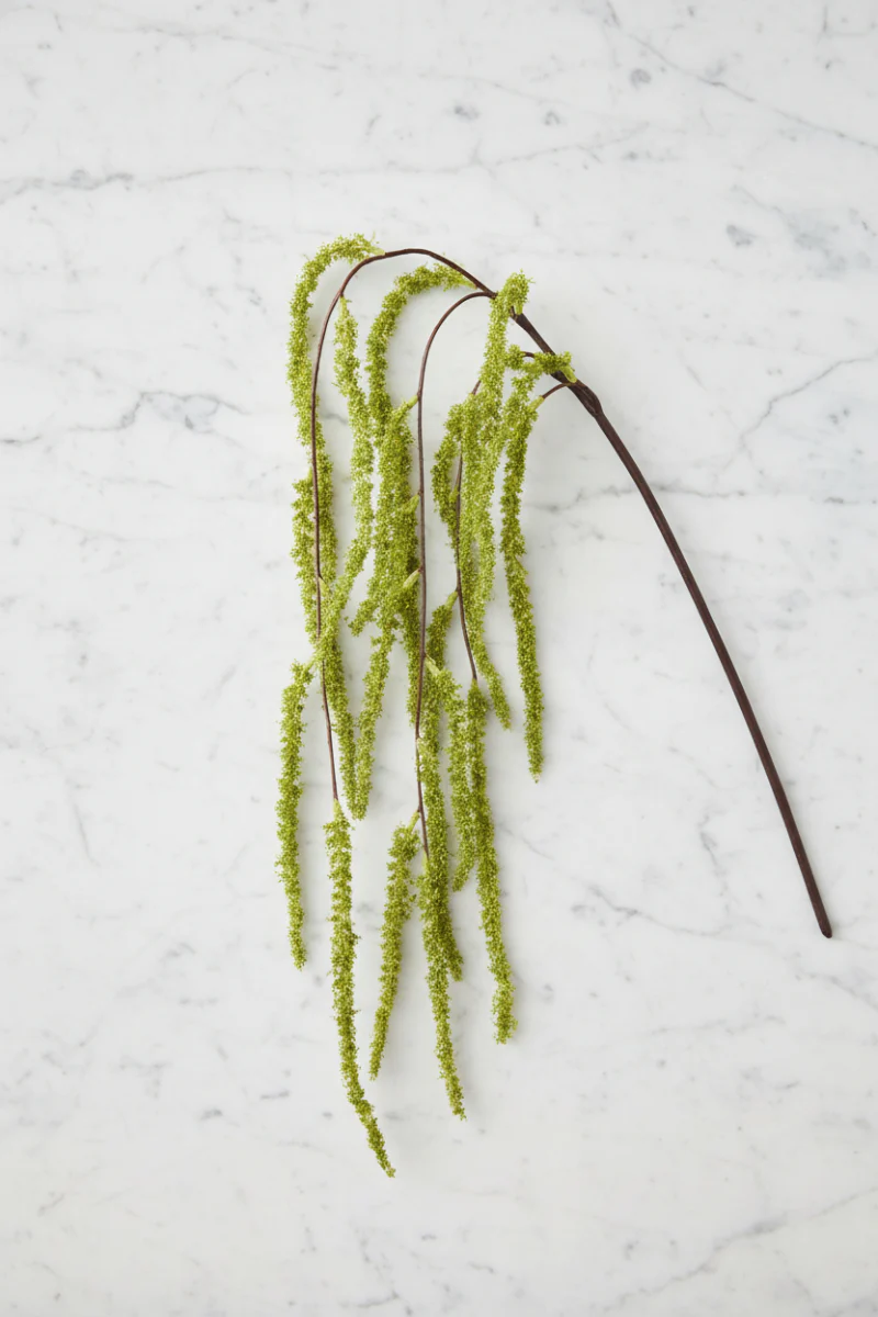 Faux Amaranthus Hanging Spray 49.25" Green