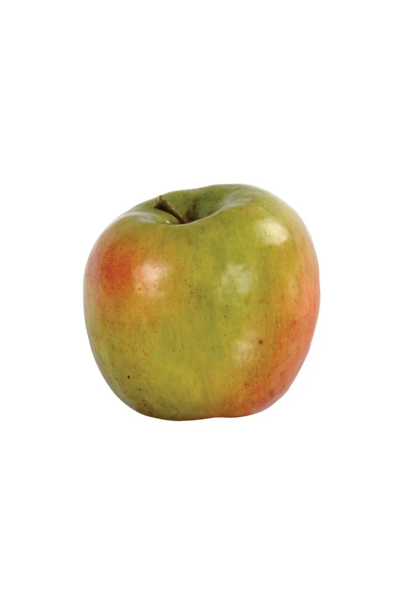 Faux Golden Delicious Apple 3" Mauve Green