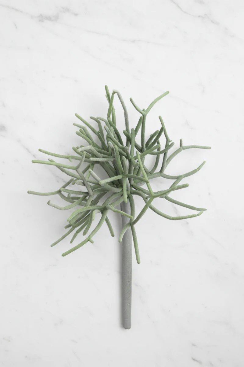 Faux Real Touch Pencil Cactus Pick 8" Green & Gray